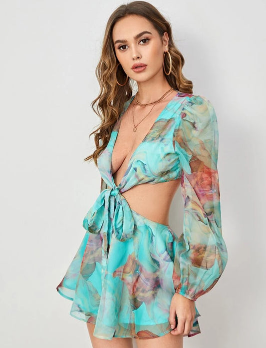 Enterizo floral