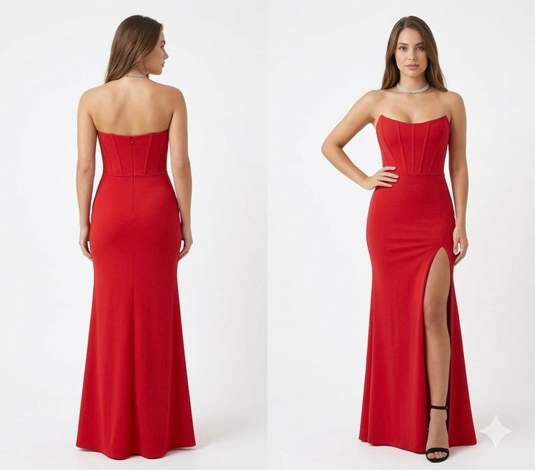 Vestido beek rojo