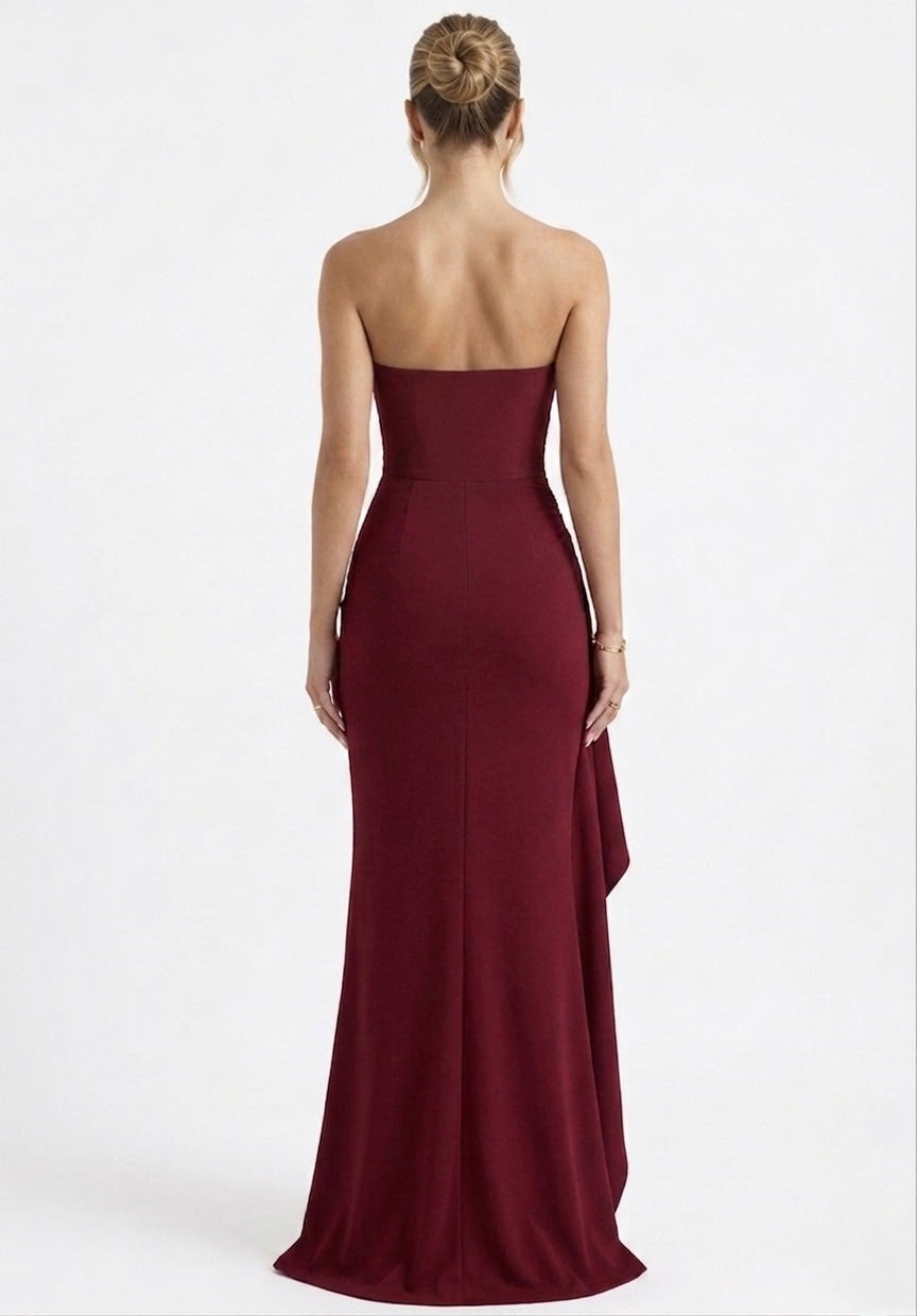Vestido daly Estraple, Burdeos