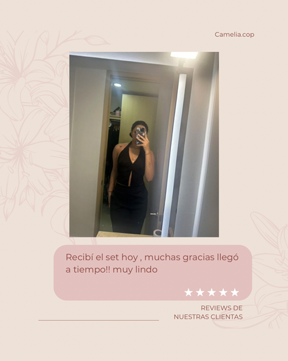 Set Malva negro