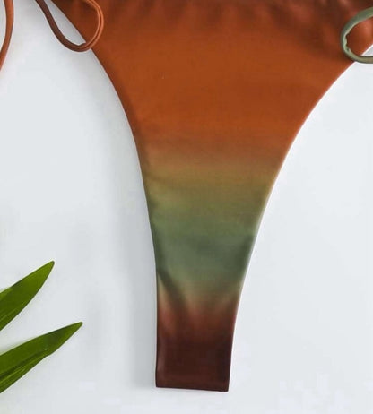 Vestido de baño tie dye