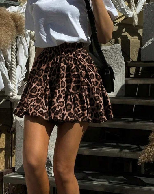 Falda animal print
