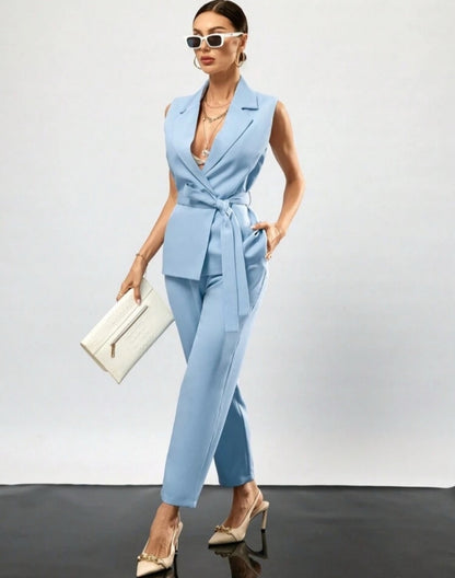 Conjunto chaleco y pantalón blue
