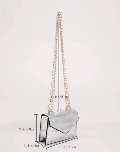 Bolso mini metallic