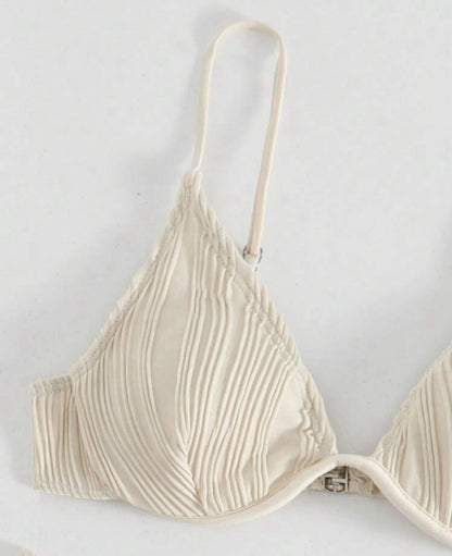 Bikini con aro unicolor