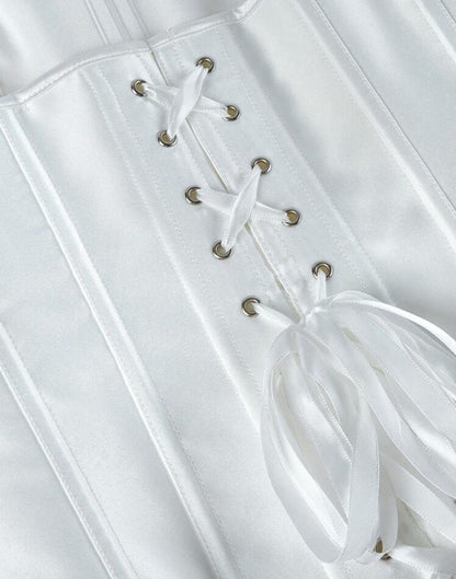 Corset drop / largo, satinado