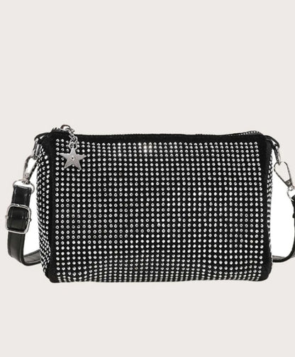 Bolso cubo con apliques
