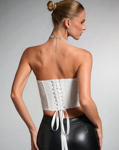 Corset floral lace