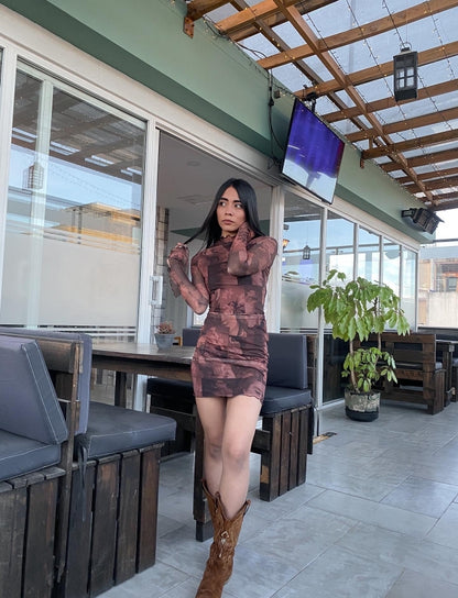 Vestido en malla Miguel Ángel