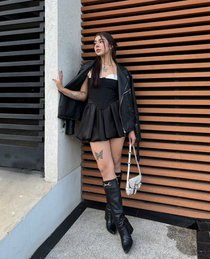 Corset bicolor