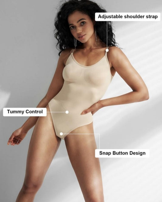 Body coral / control abdomen beige