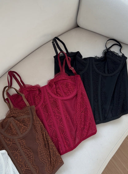Corset sienna cherry