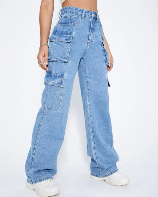 Jean cargo multipocket