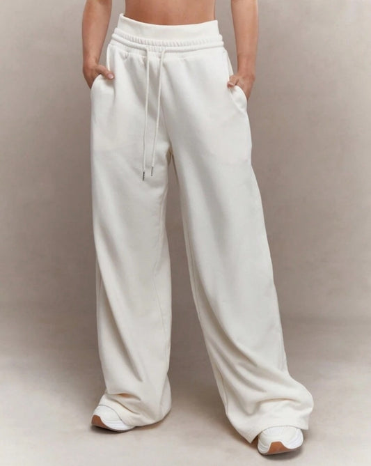 Pantalón chandal / Deportivo, bota ancha, con bordado atrás